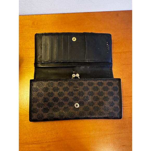 Celine Black Brown Wallet - Picture 10 of 13